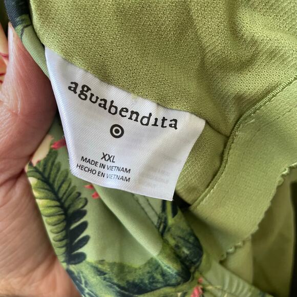 Long Sleeved Rashguard One Piece Swimsuit Agua Bendita X Target Size XXL NWT - Picture 5 of 5